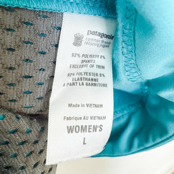 Patagonia Adze Hybrid Full Zip Polartec Jacket Blue Women's Size Large - Picture 6 of 7